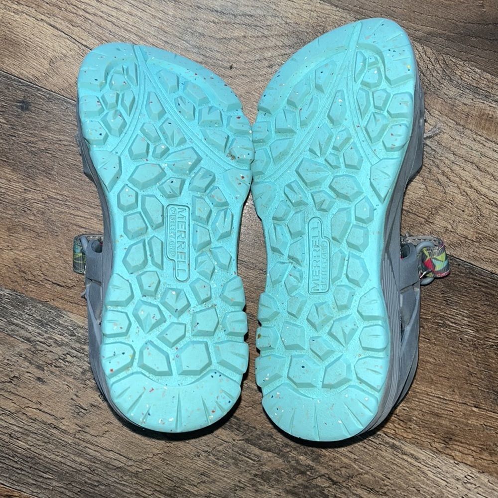 Merrell Hydro Drift Girls Grey/Multi Sandals - Picture 4 of 4